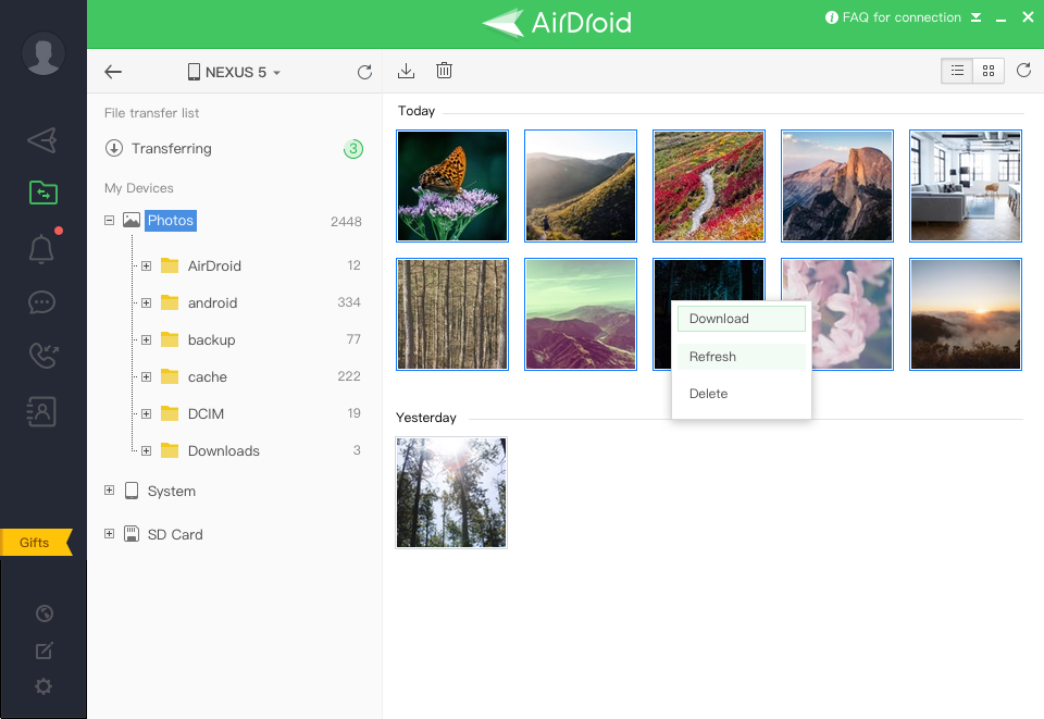 Airdroid на пк скачать