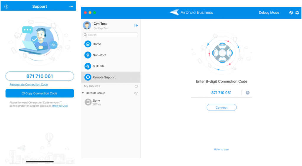 airdroid remote access security