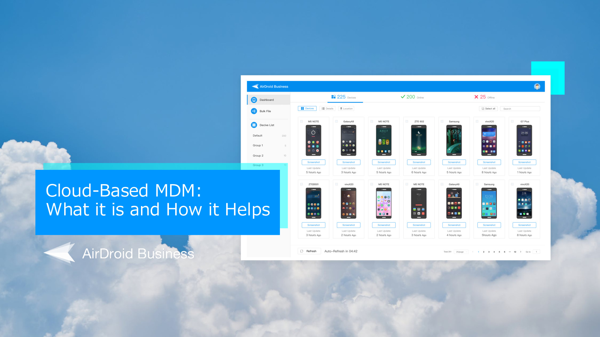 AirDroid Business Cloud-based MDM Solution