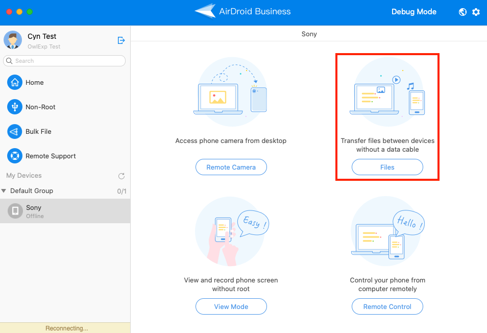 airdroid desktop sign in