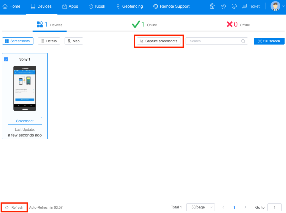 airdroid business remote control android refresh devices
