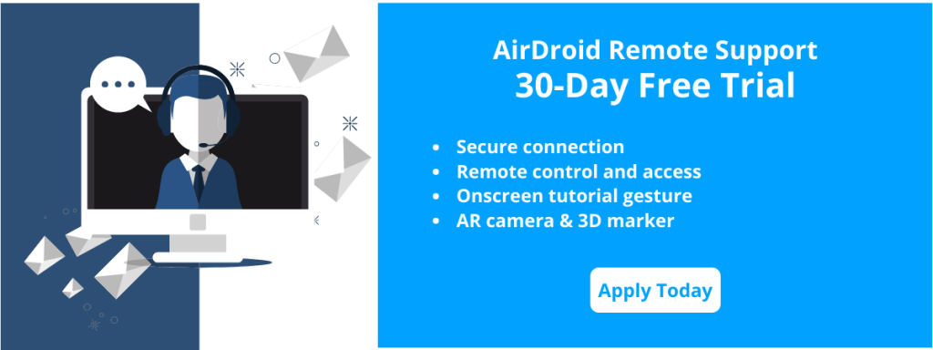 airdroid remote support free trial apply
