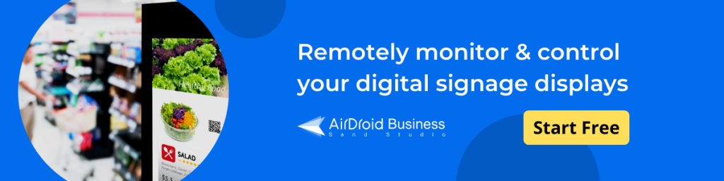 airdroid business mdm for digital signage free trial