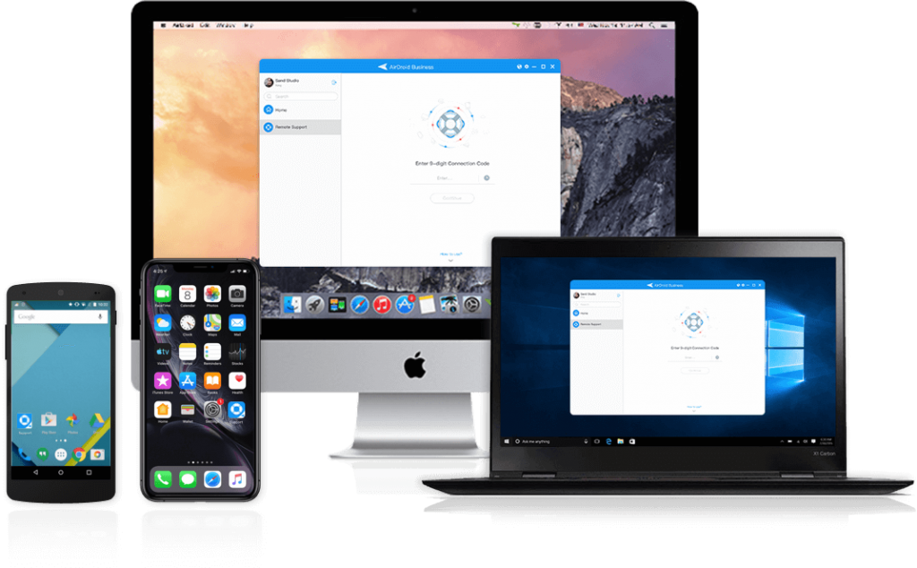 remote support for ios and android