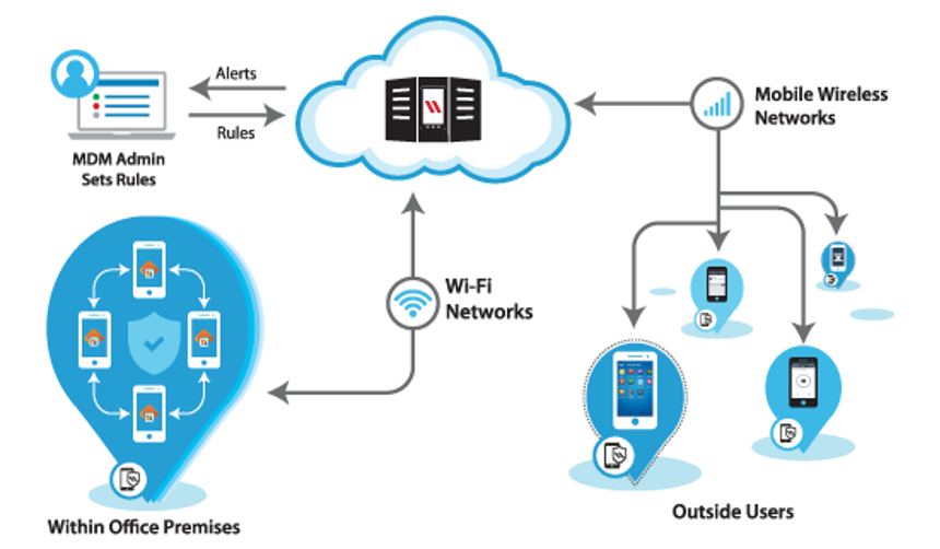 mdm network illustration