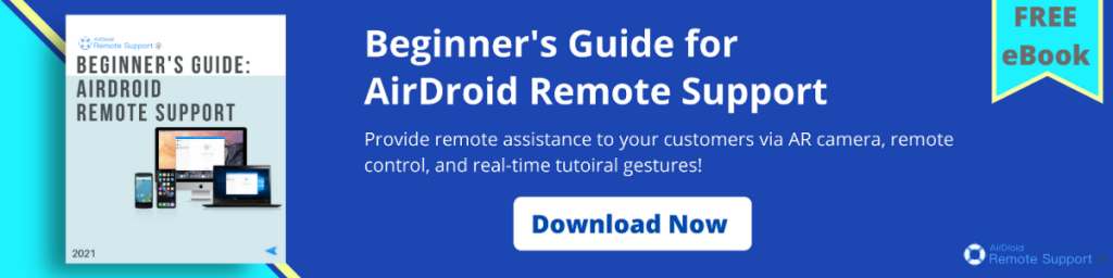 Airdroid remote support ebook guide download banner