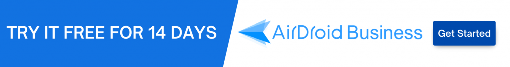 airdroid business free trial banner