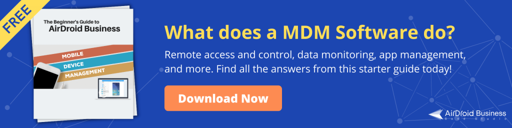 What does an MDM software do?