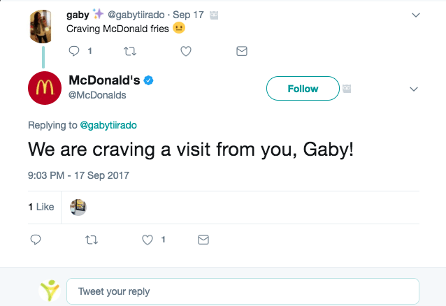 Craving McDonald fries