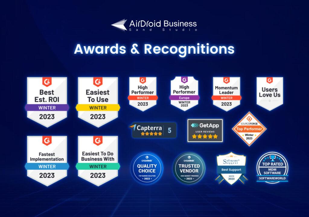 Awards and Recognitions 